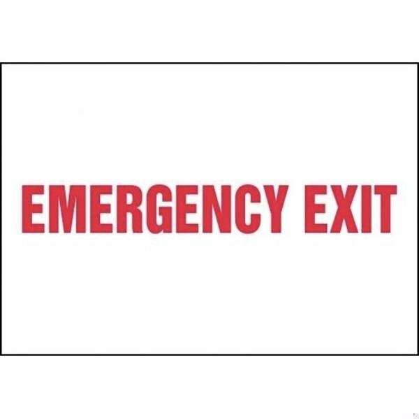 Accuform Exit Sign, Accu-Shield, 10 in W, 7 in H MEXT563XP - main